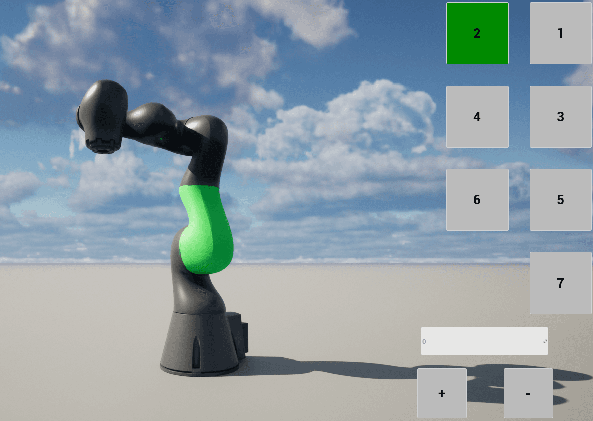 Digital Twin for Supervising and Controlling a Robot Arm